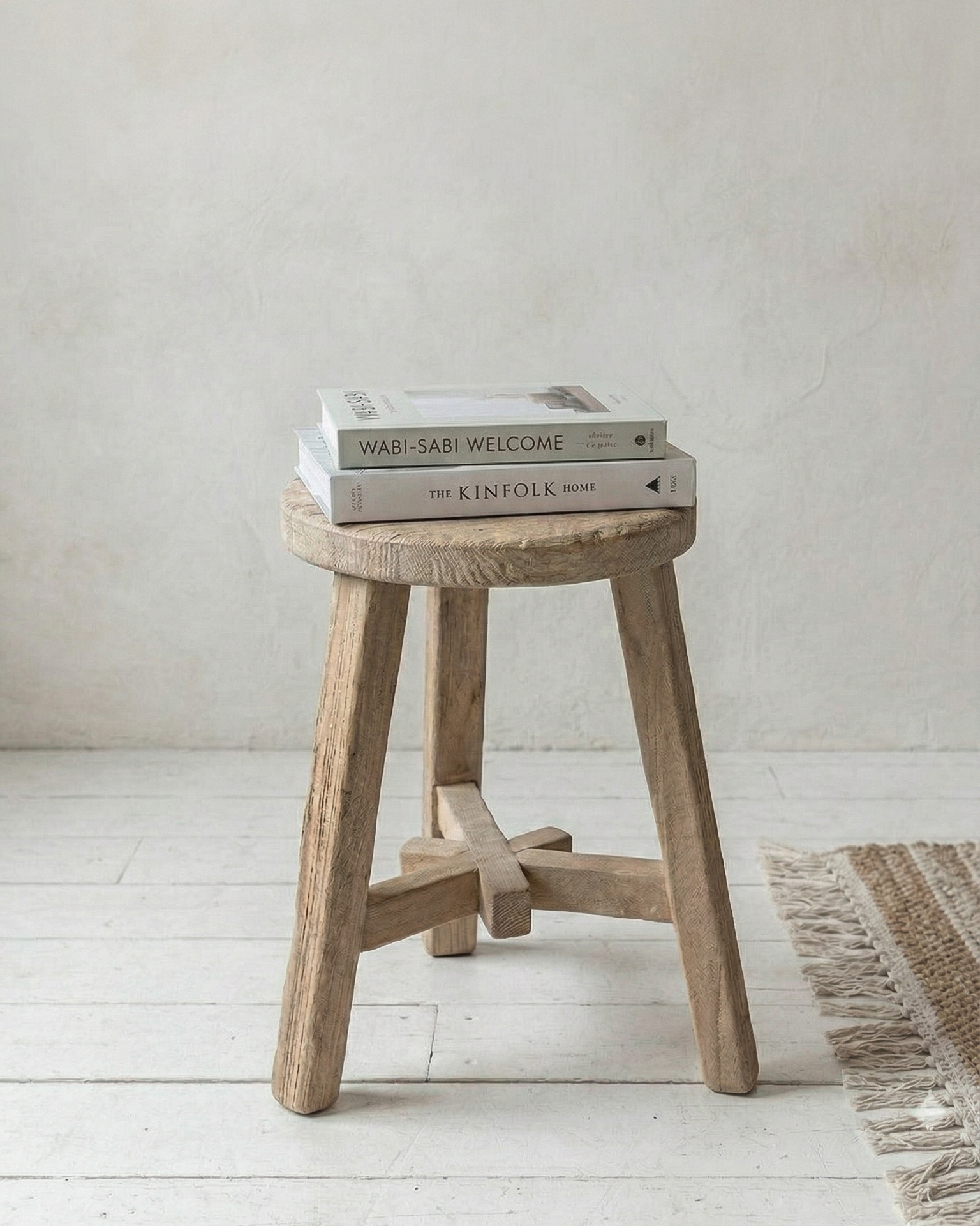 rivofind Round Elm Stool