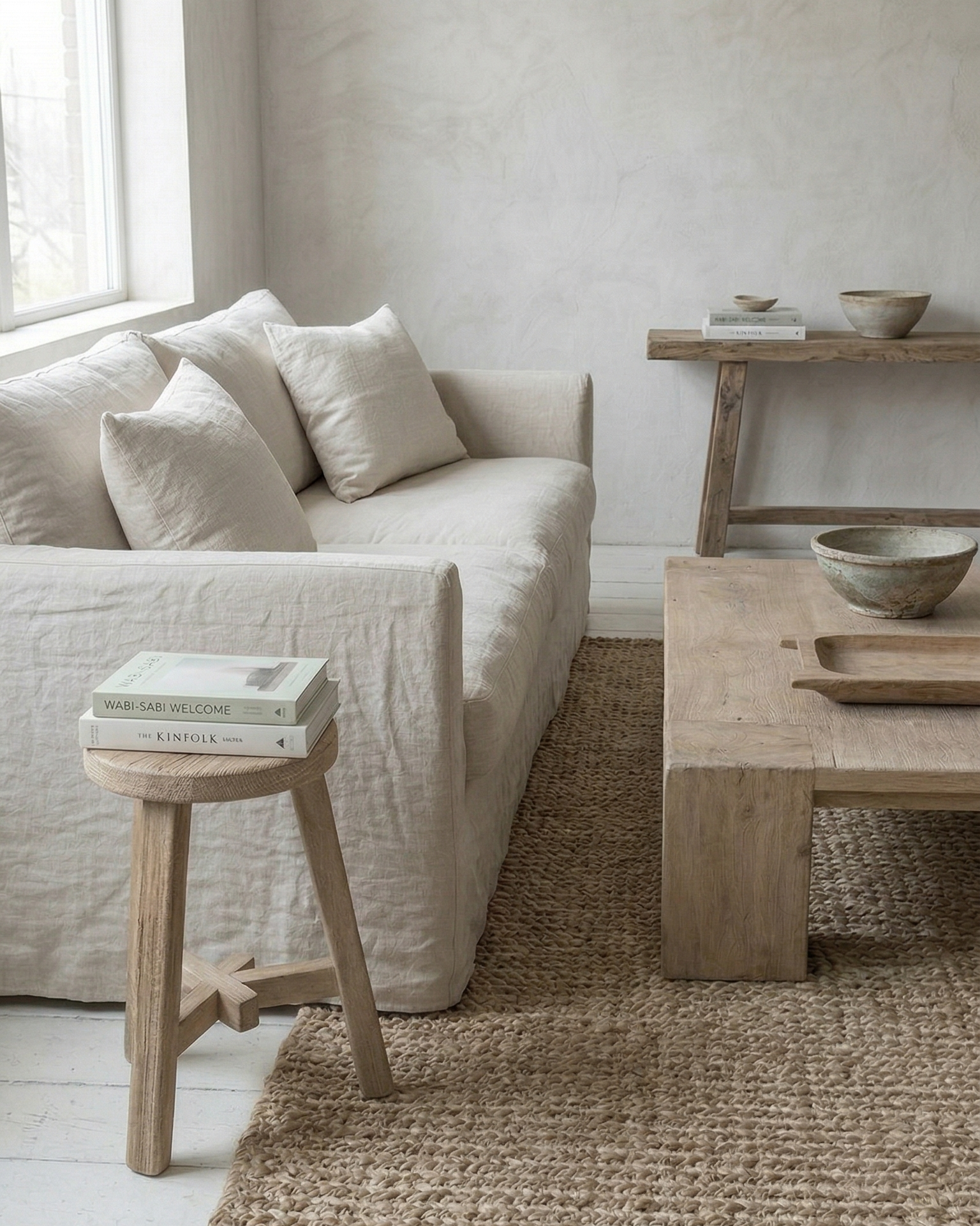 rivofind Round Elm Stool
