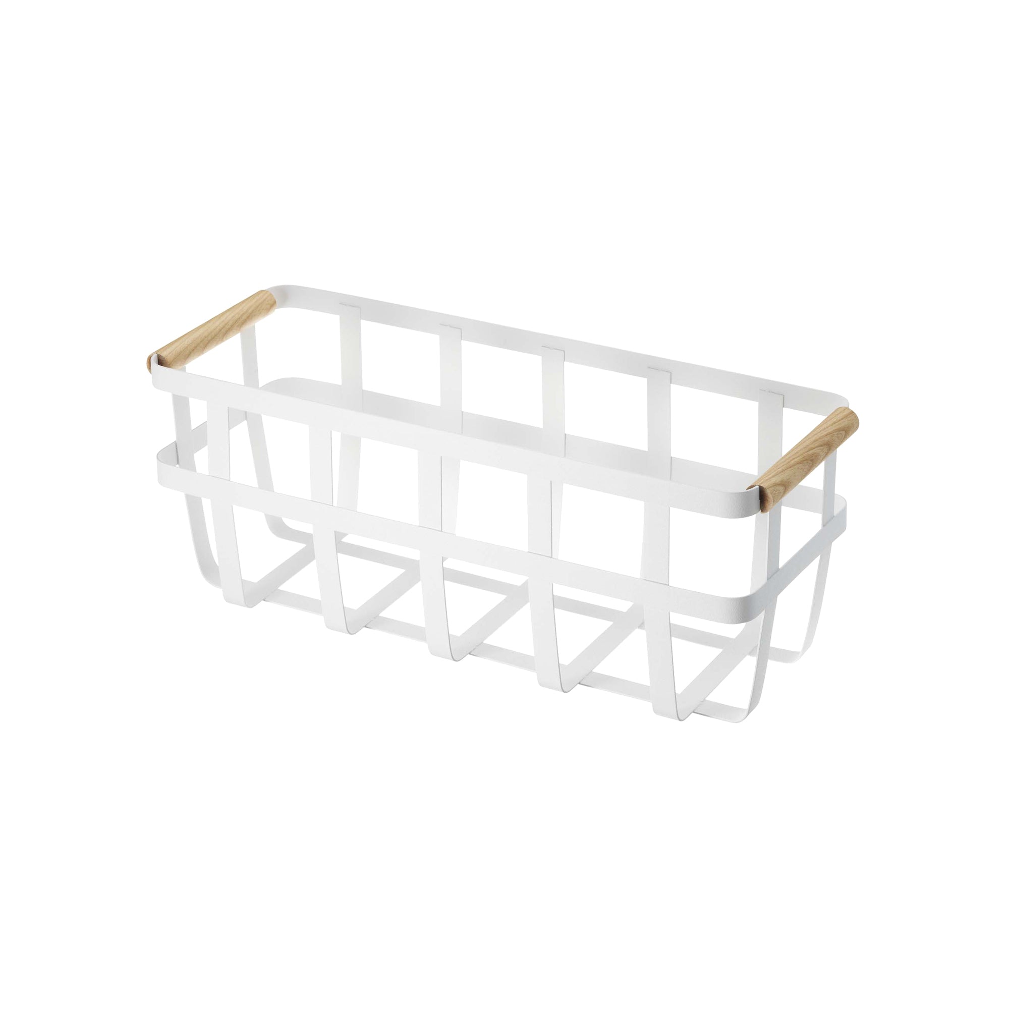 rivofind Storage Basket - Small - Steel + Wood