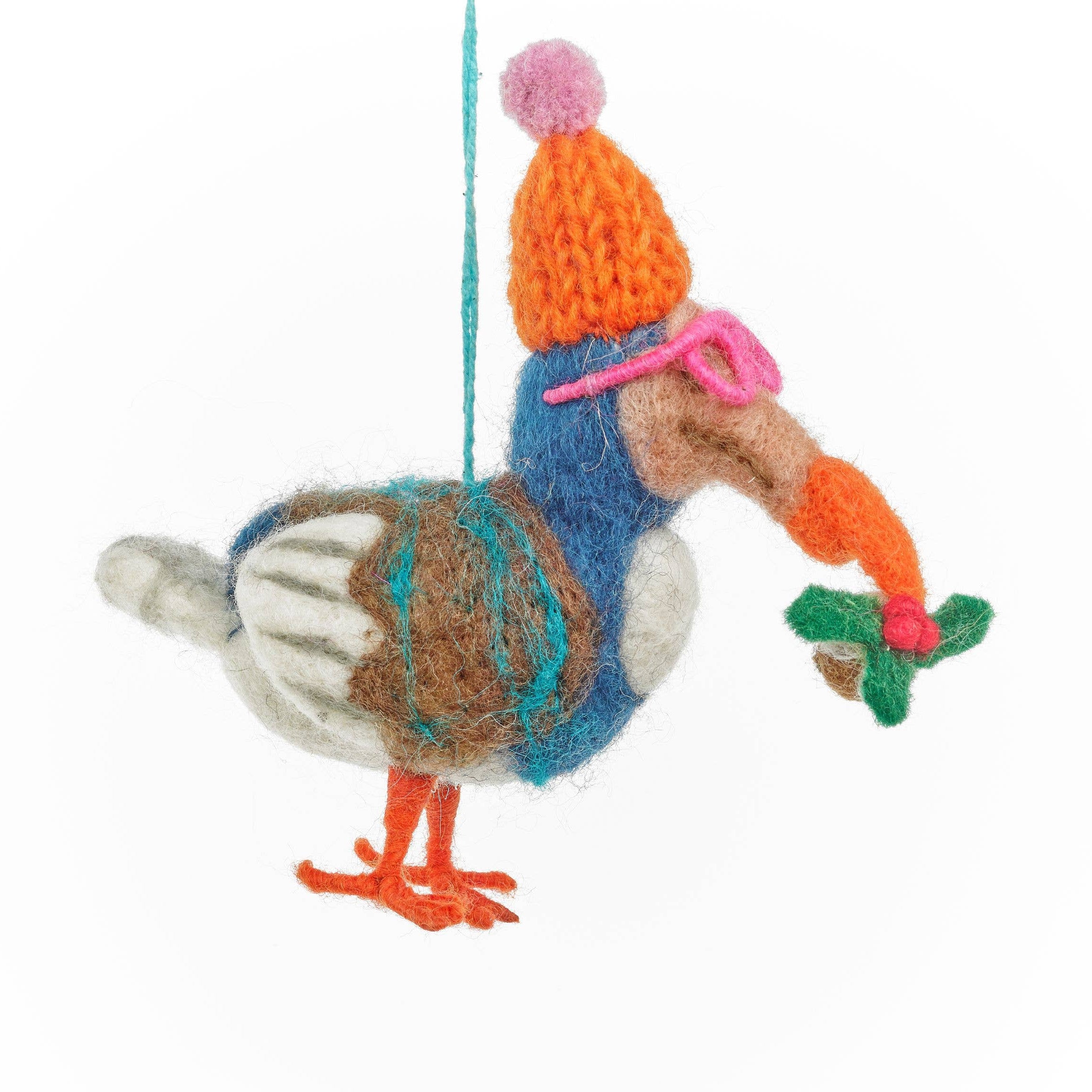 rilocove Festive Dodo Felt Ornament
