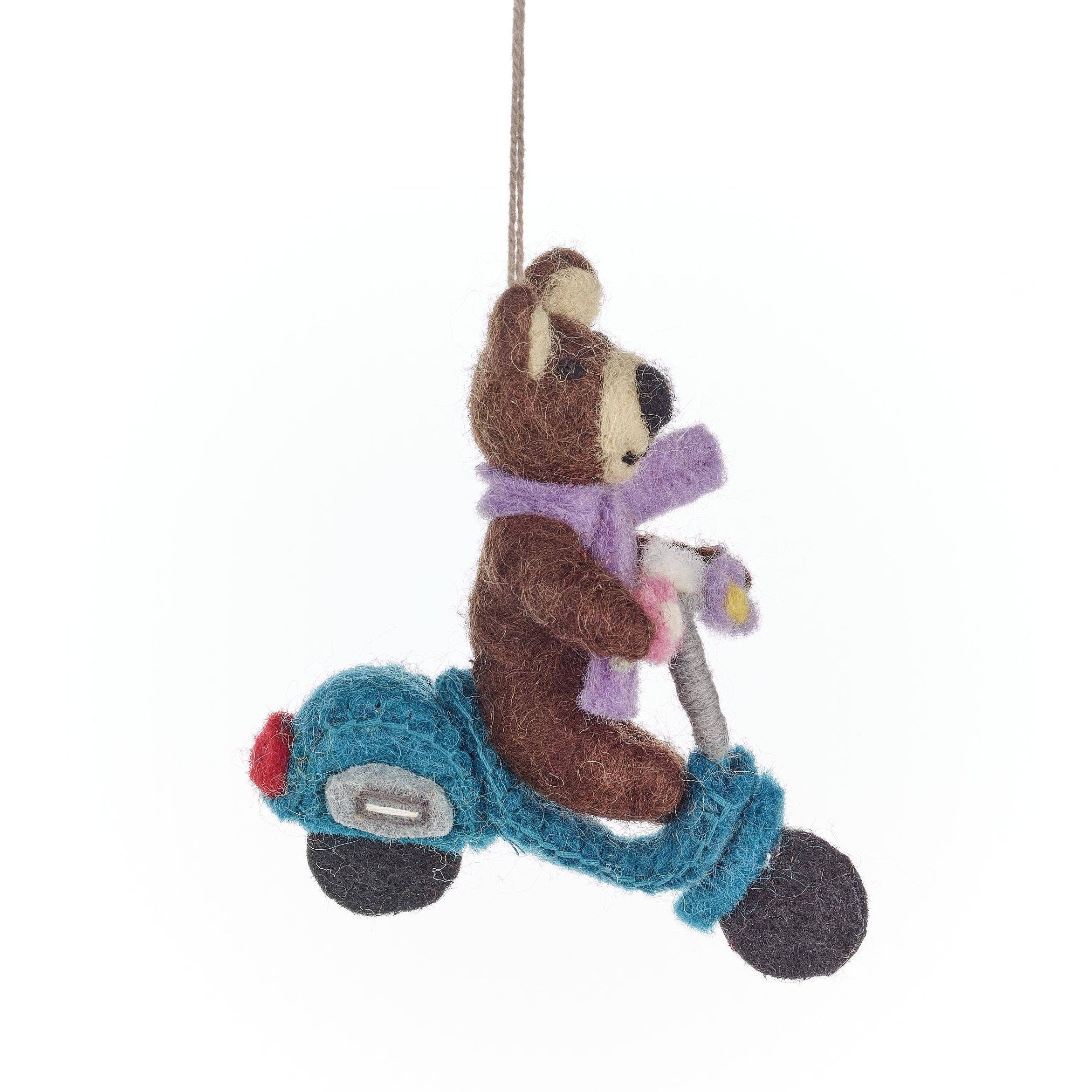 rilocove Buttercup the Bear Felt Ornament