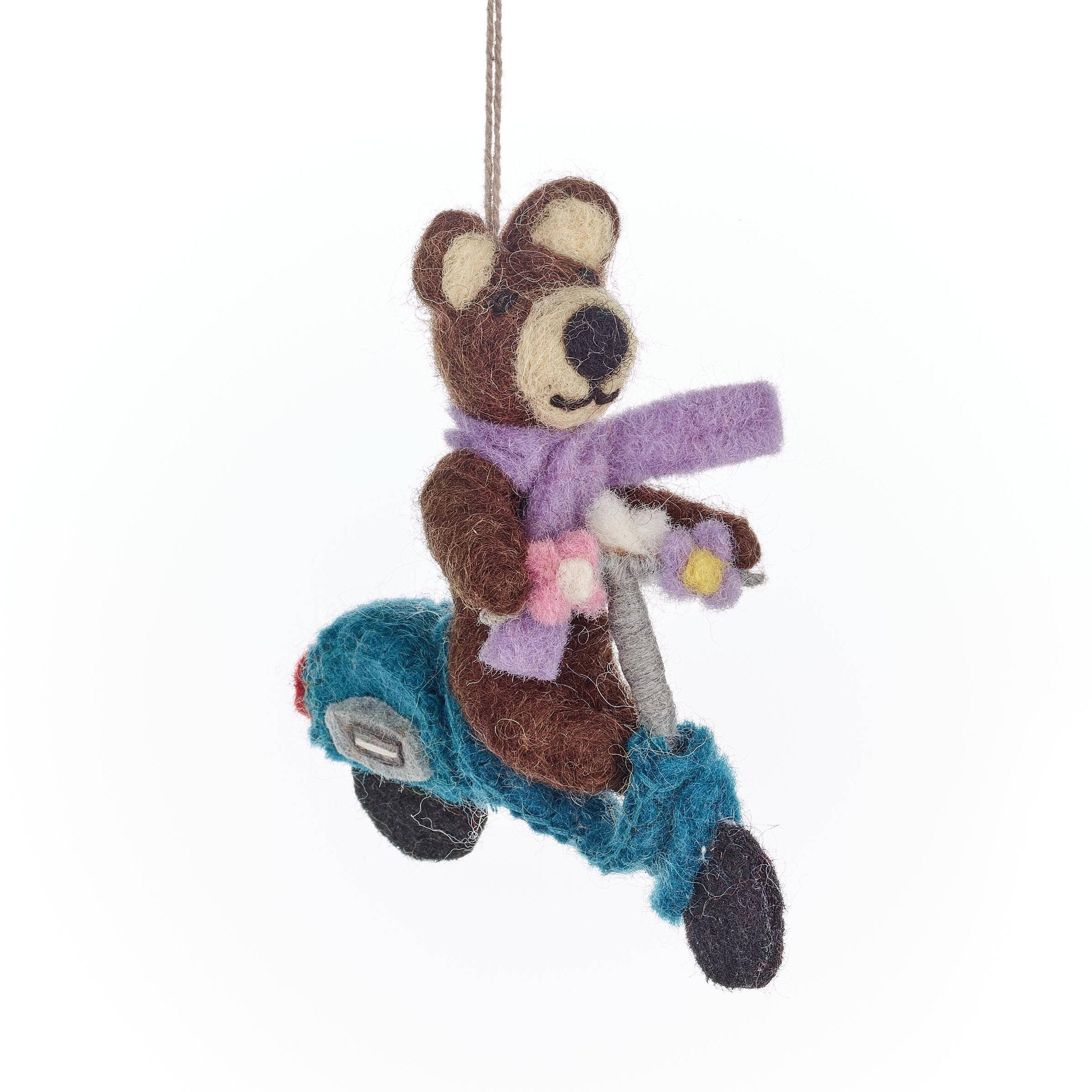 rilocove Buttercup the Bear Felt Ornament