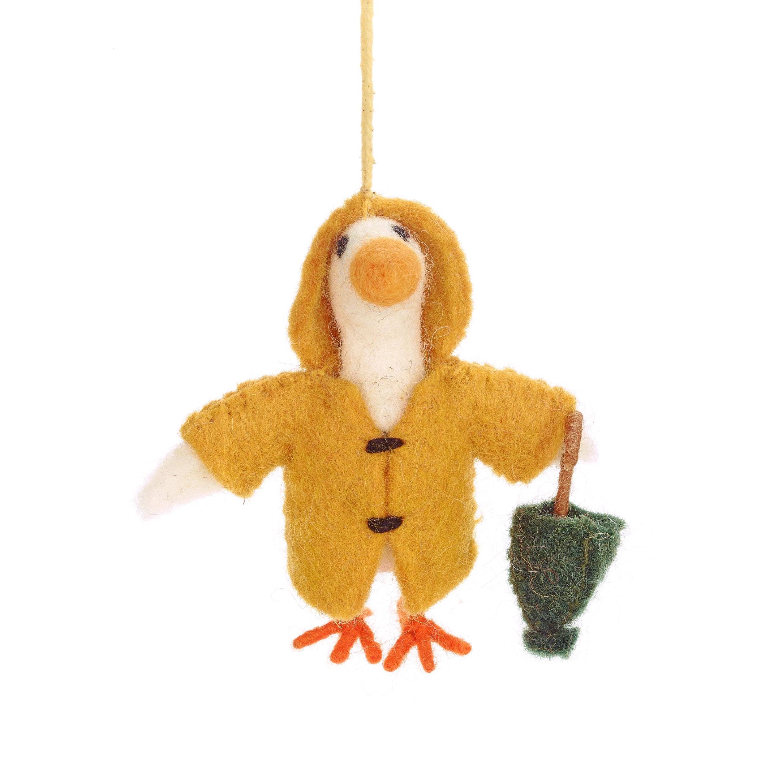 rilocove Puddles the Goose Felt Ornament