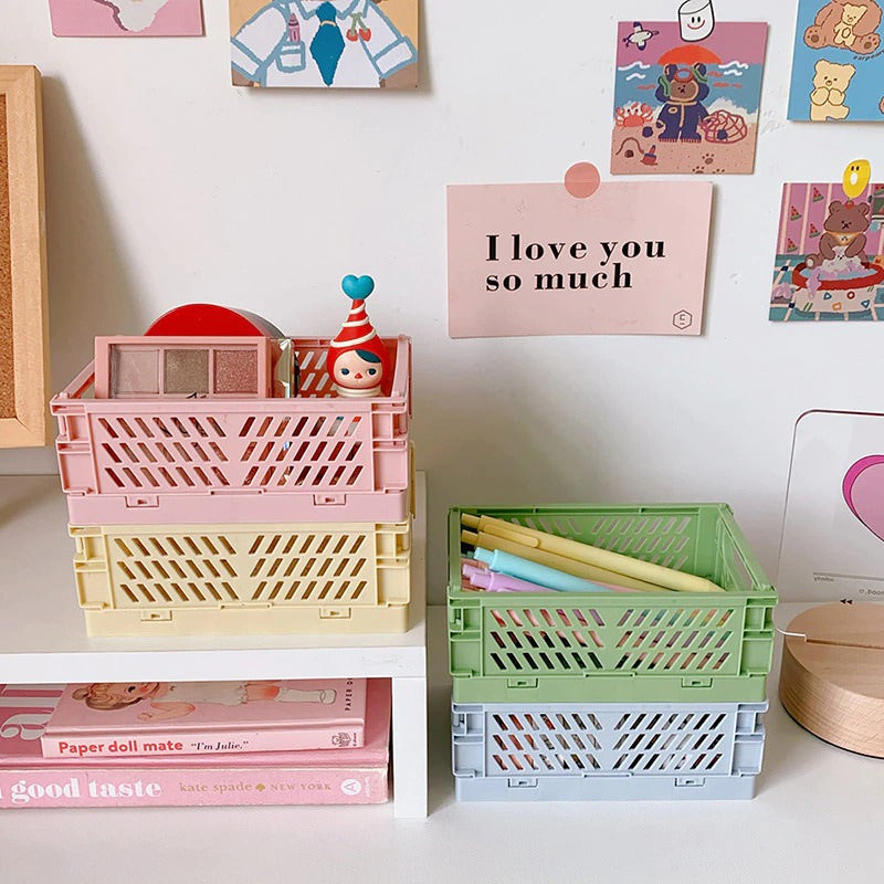 Pastel Folding Crate