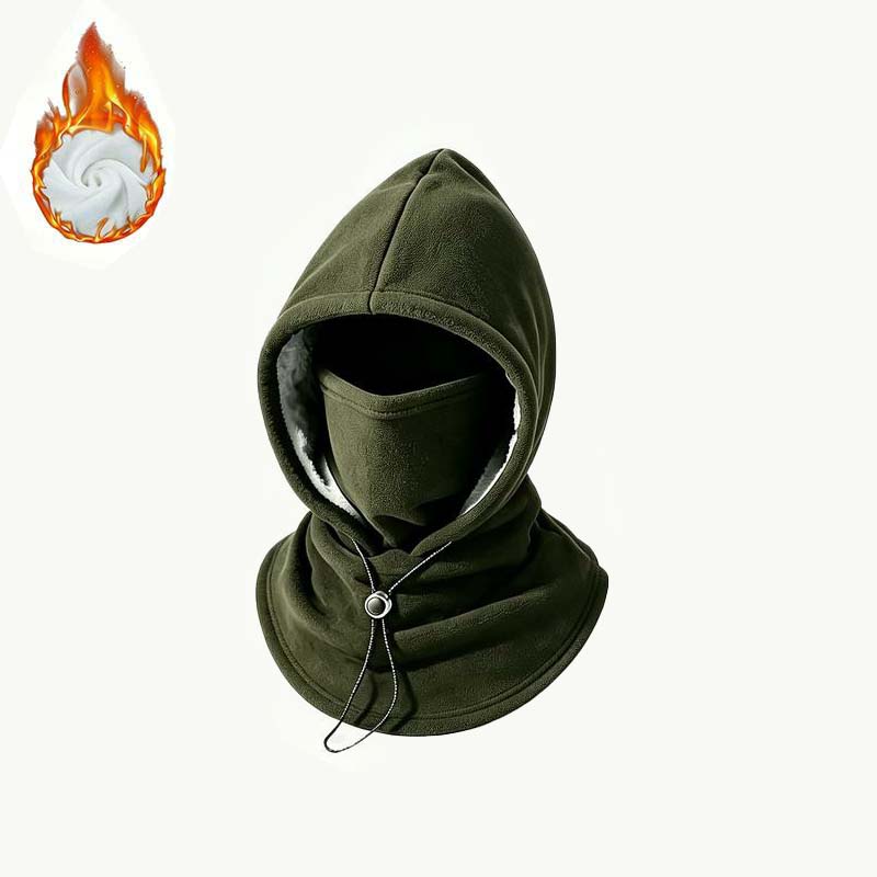 2-Piece Flannel Winter Warm Hat & Face Mask