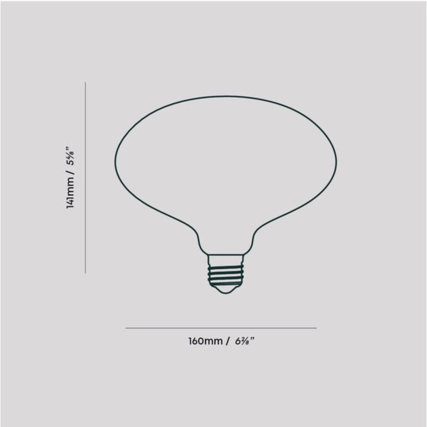 garonest Oval E26 Dim-to-Warm LED Bulb