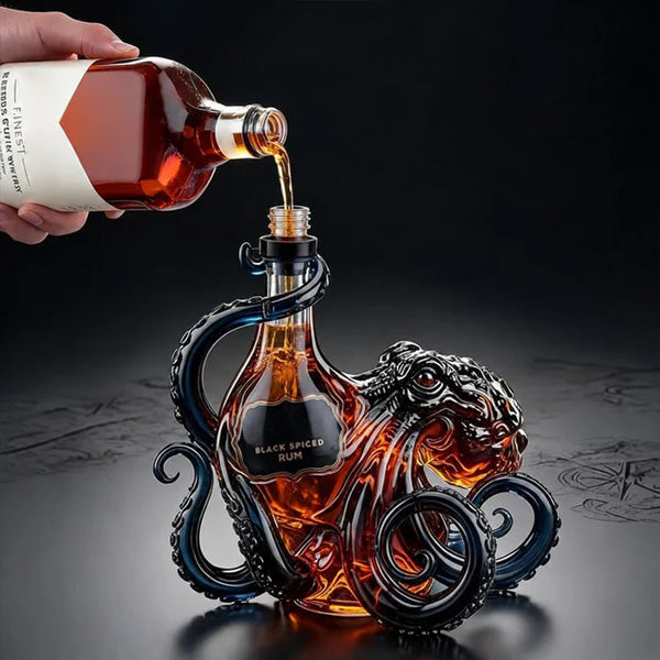  The Rum Edition 3D Octopus Bottle 🐙🥃