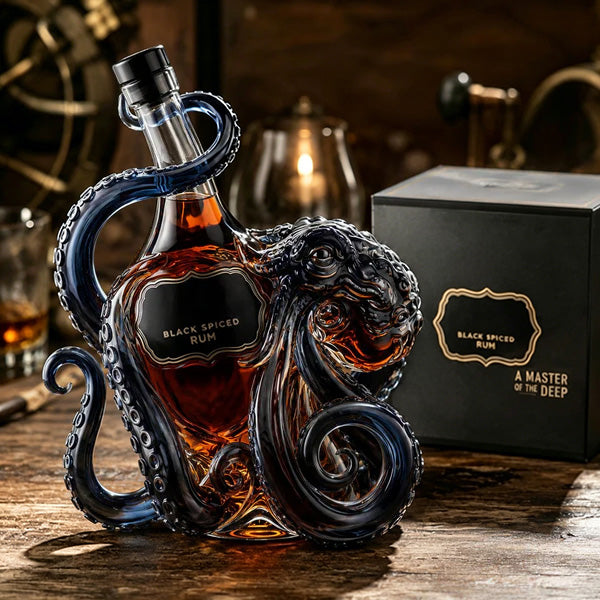  The Rum Edition 3D Octopus Bottle 🐙🥃