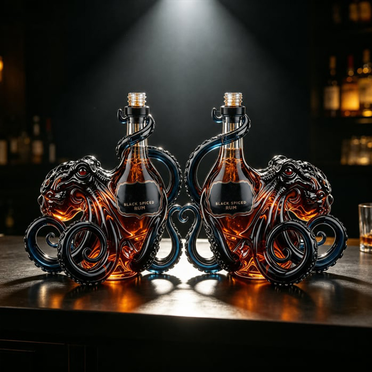  The Rum Edition 3D Octopus Bottle 🐙🥃