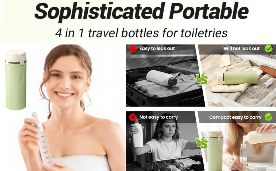 Travel Dispenser Bottles