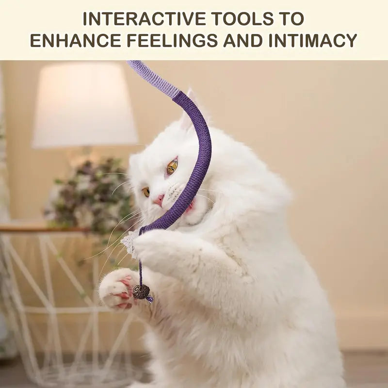 Cat Chew Rope Toys (3-Pack) – Interactive Catnip Toys for Dental Care