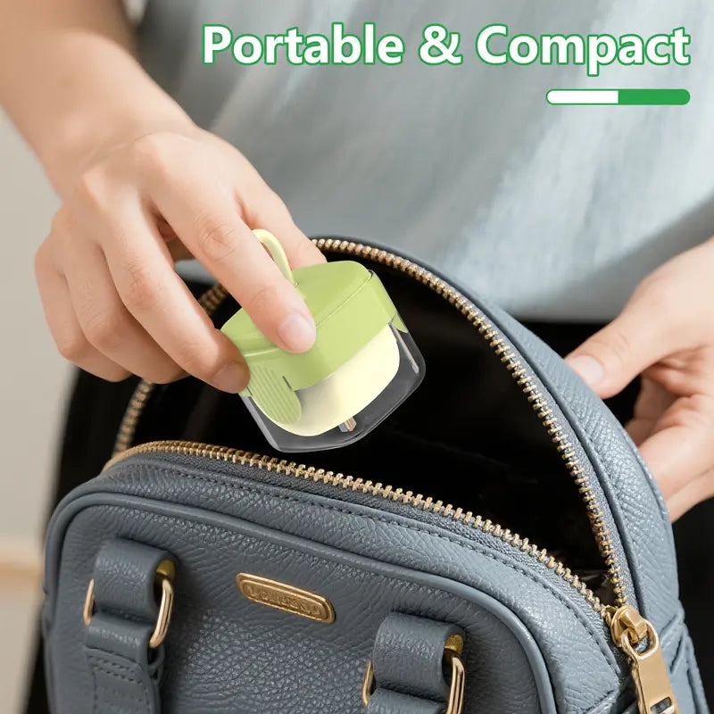 2-Pack Mini Lint Roller – Washable & Reusable Pet Hair Remover for Clothes & Travel