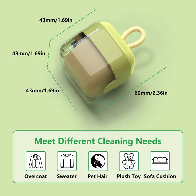 2-Pack Mini Lint Roller – Washable & Reusable Pet Hair Remover for Clothes & Travel