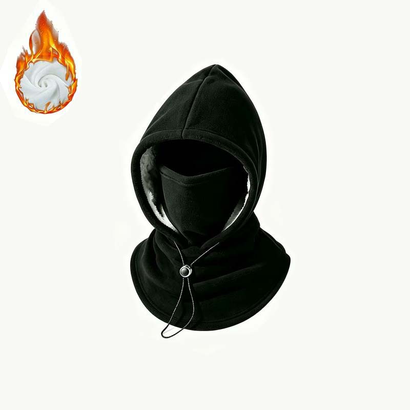 2-Piece Flannel Winter Warm Hat & Face Mask