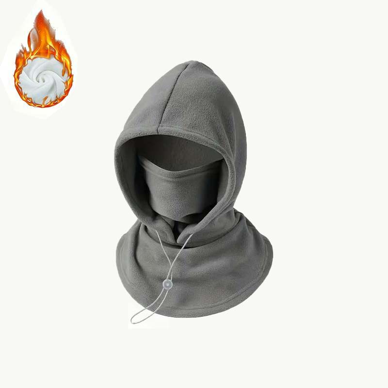 2-Piece Flannel Winter Warm Hat & Face Mask