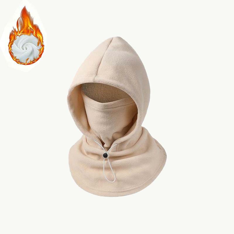 2-Piece Flannel Winter Warm Hat & Face Mask