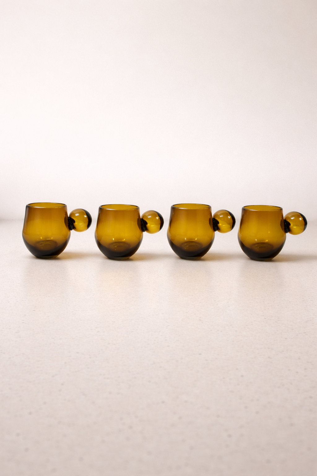 garonest Amber Glasses - Set of 4