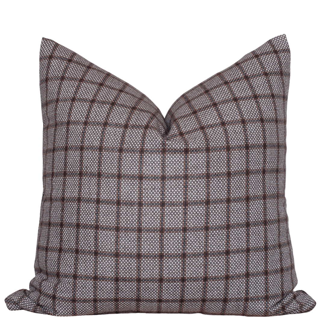 garonest Handwoven Brown Pillow Cover