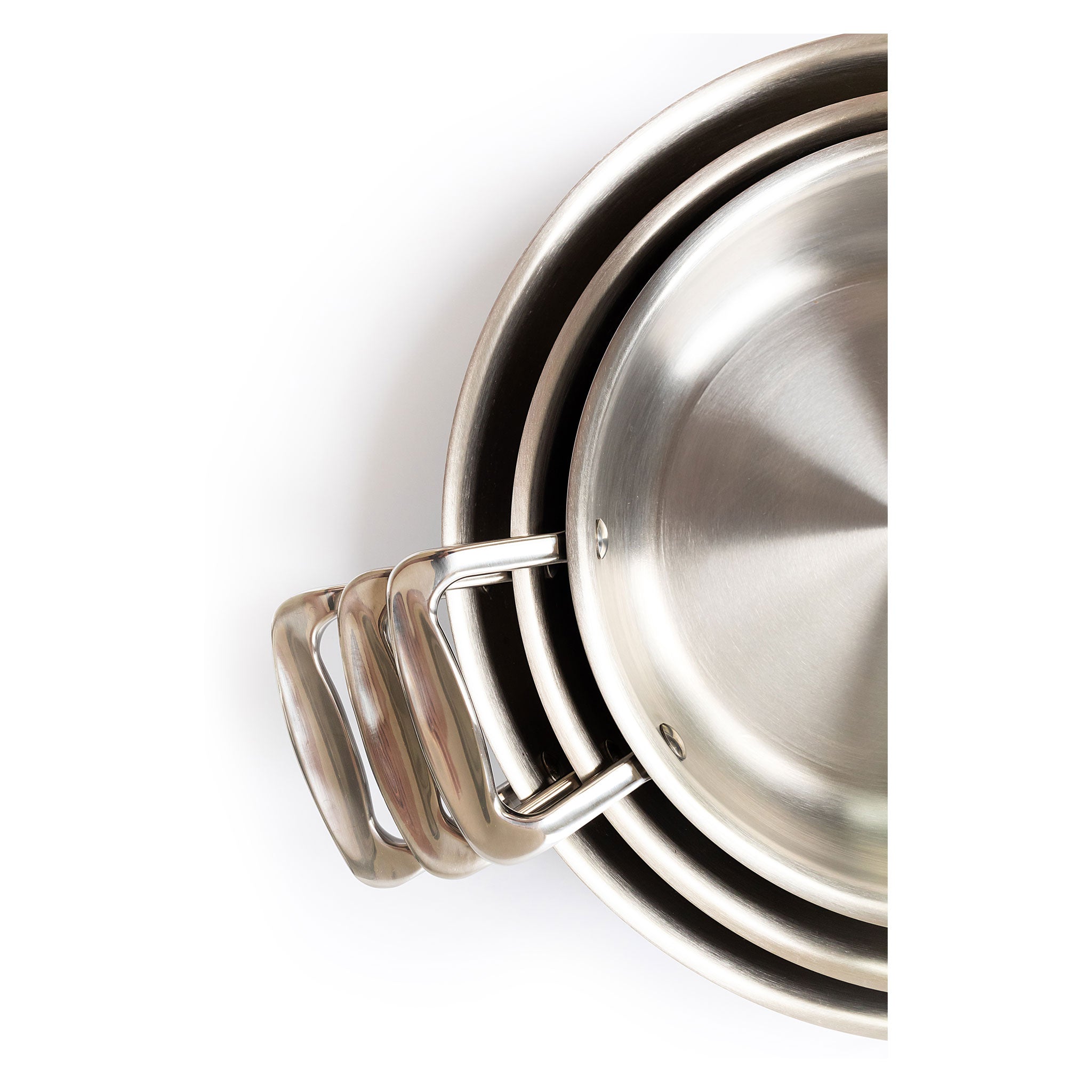 garonest 3-Piece Fry Pan Set with Short Handles