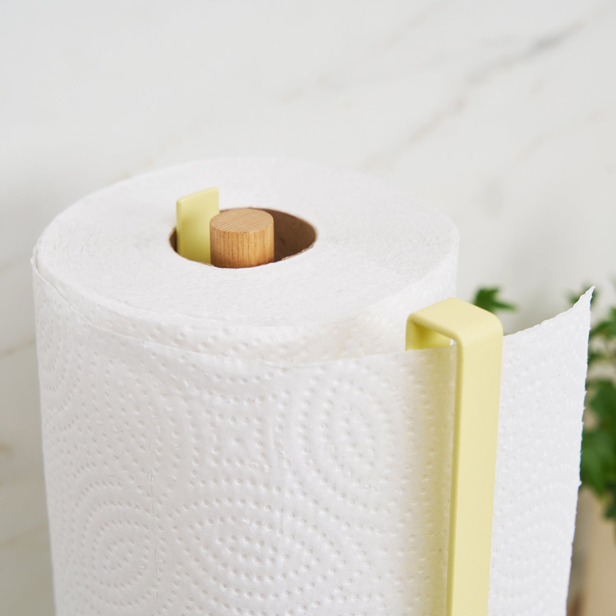 vanafind Paper Towel Holder - Steel + Wood