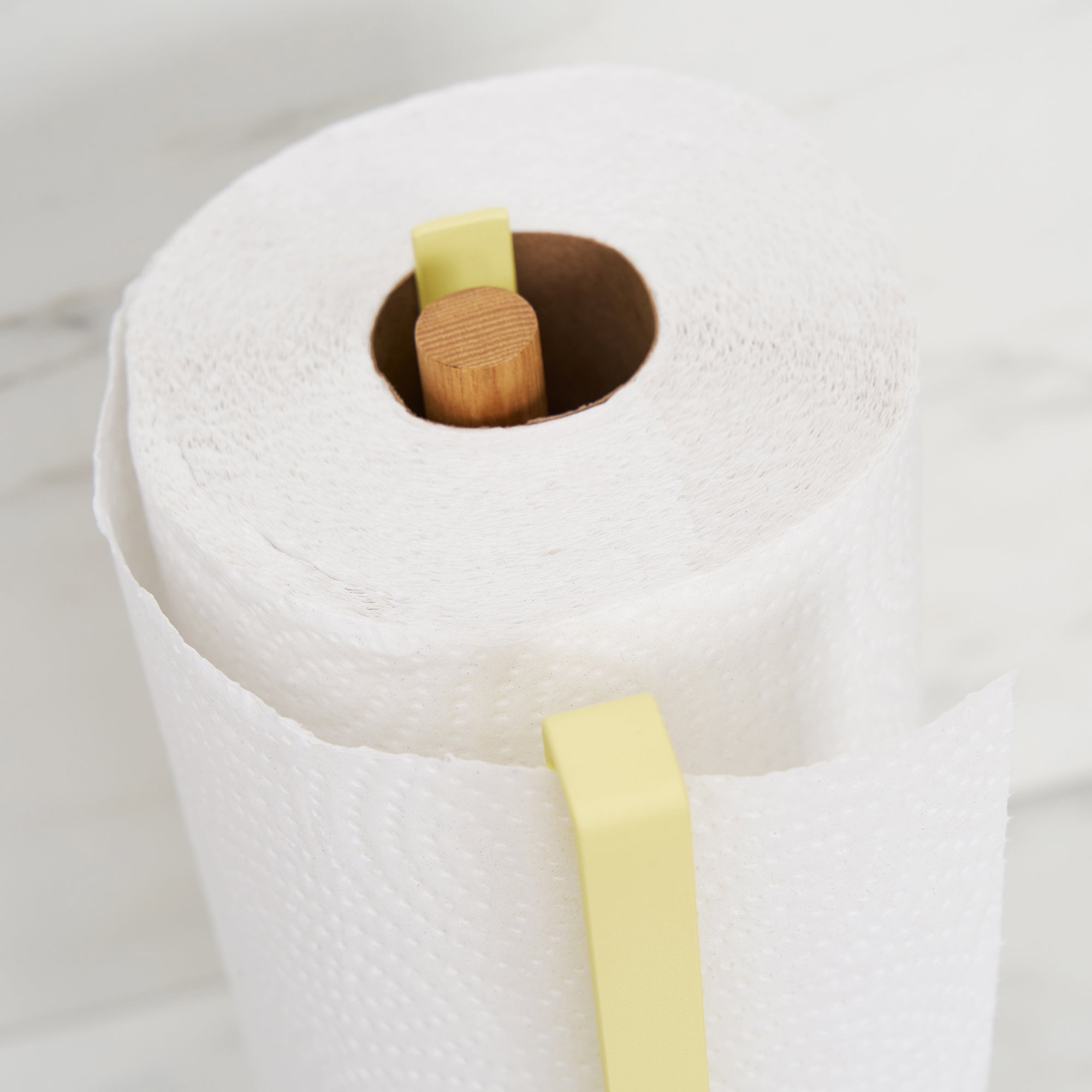 vanafind Paper Towel Holder - Steel + Wood