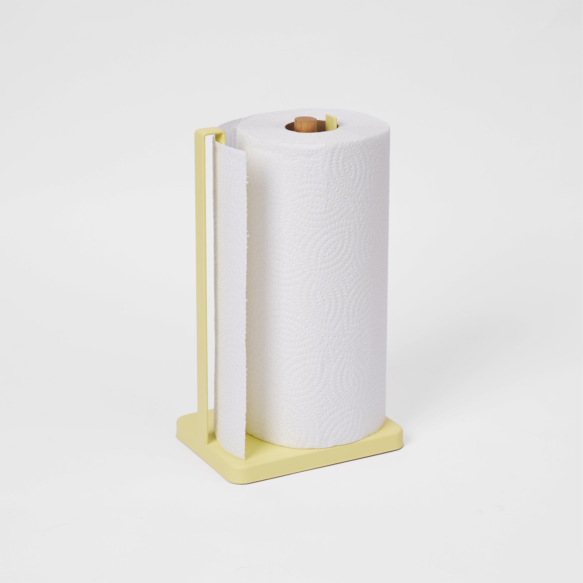 vanafind Paper Towel Holder - Steel + Wood