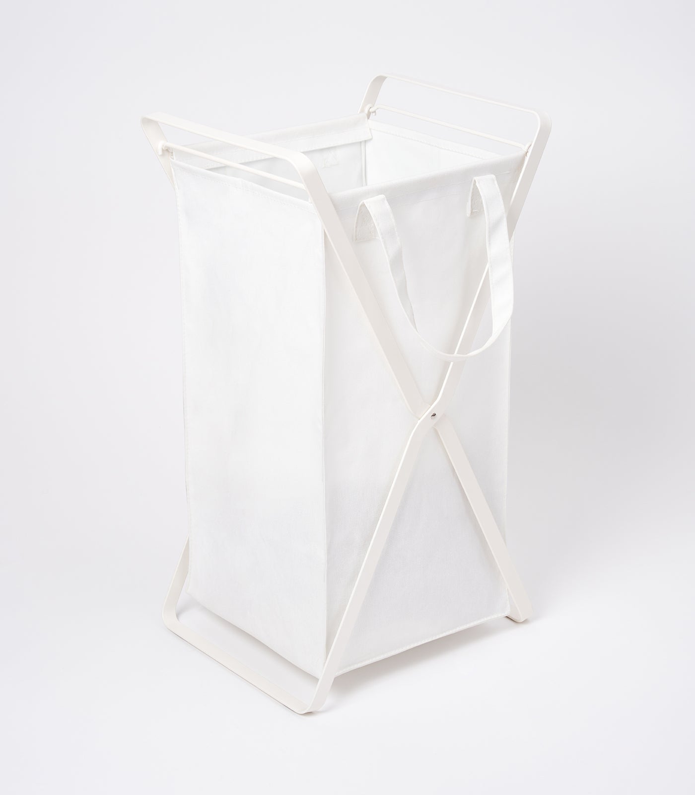 voronest Laundry Hamper with Cotton Liner - Two Sizes - Steel + Cotton