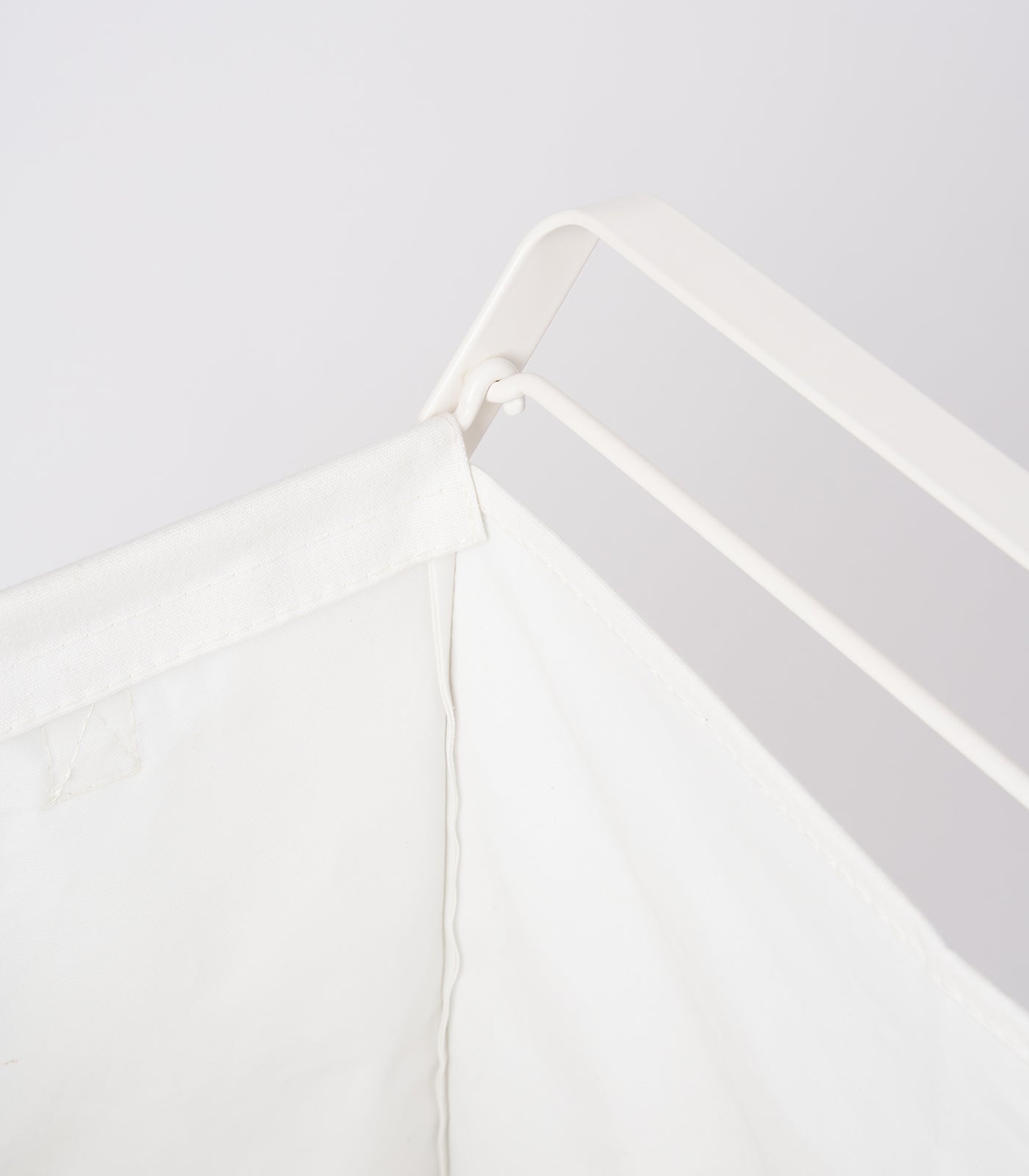 voronest Laundry Hamper with Cotton Liner - Two Sizes - Steel + Cotton