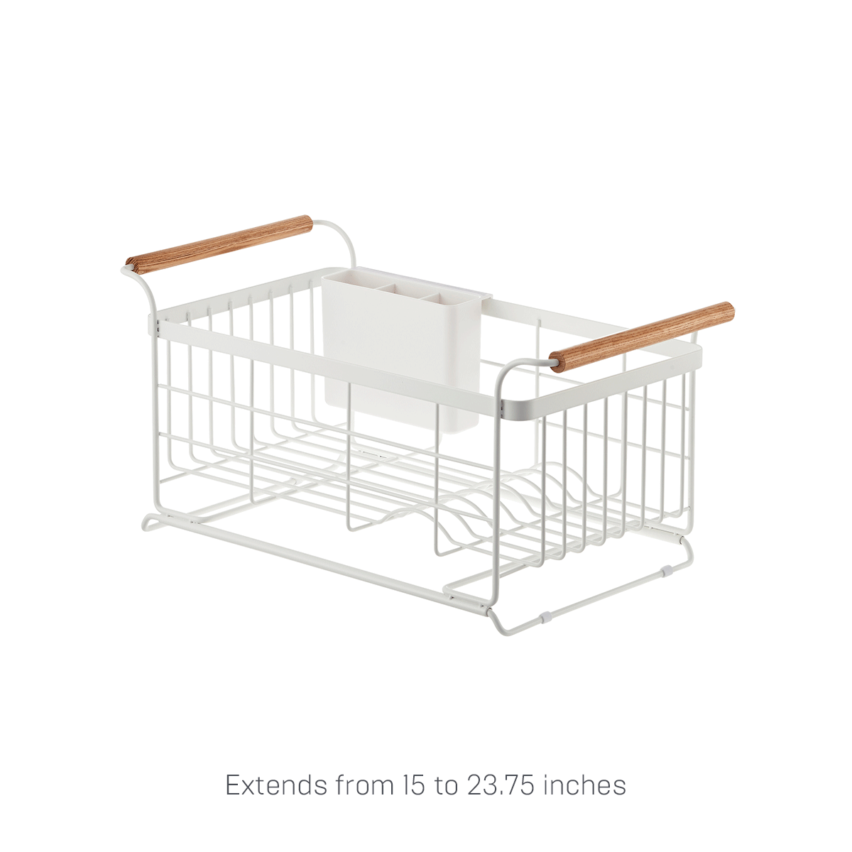 voronest Over-the-Sink Dish Rack - Steel + Wood