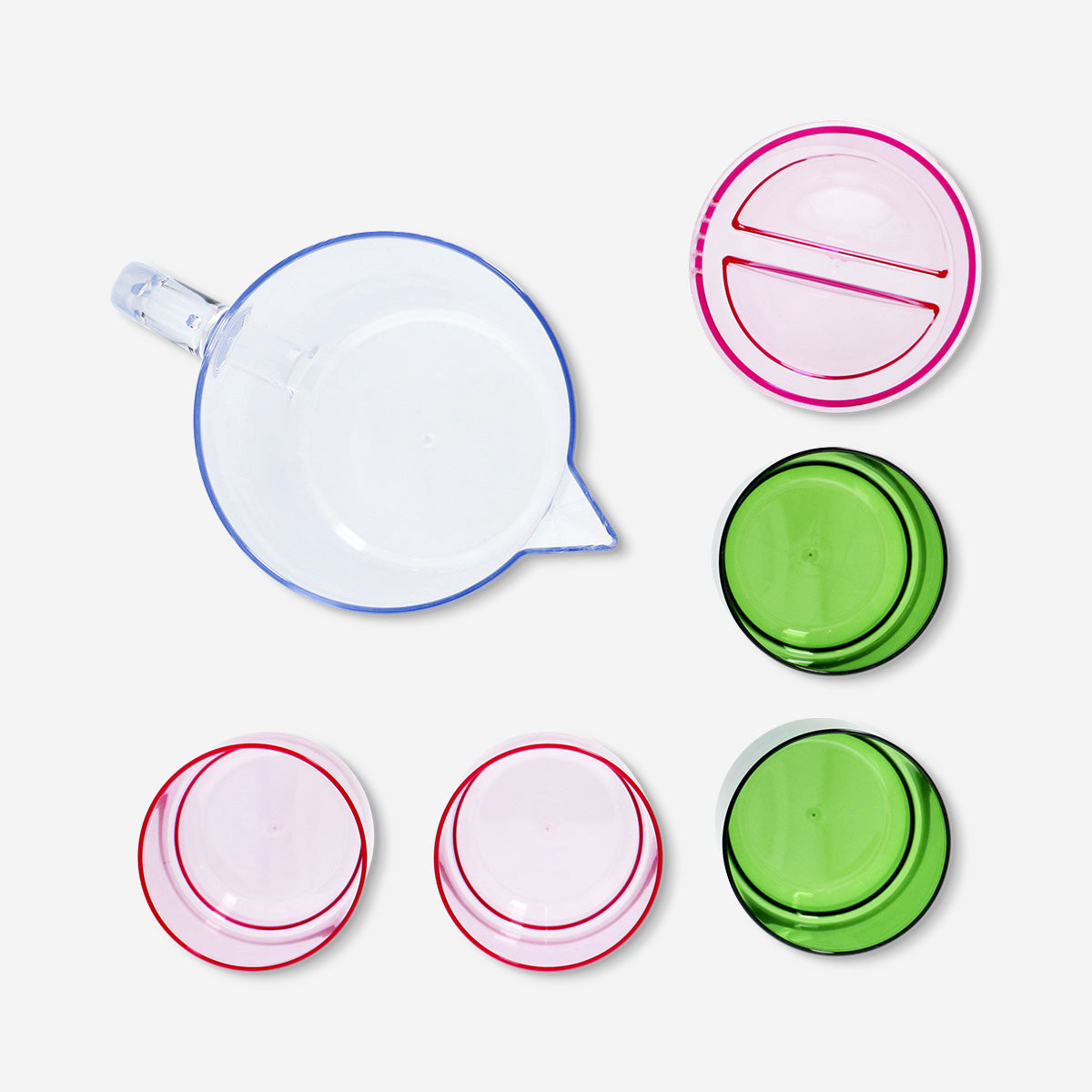 mivofind Jug with cups picnic set - 5 pcs