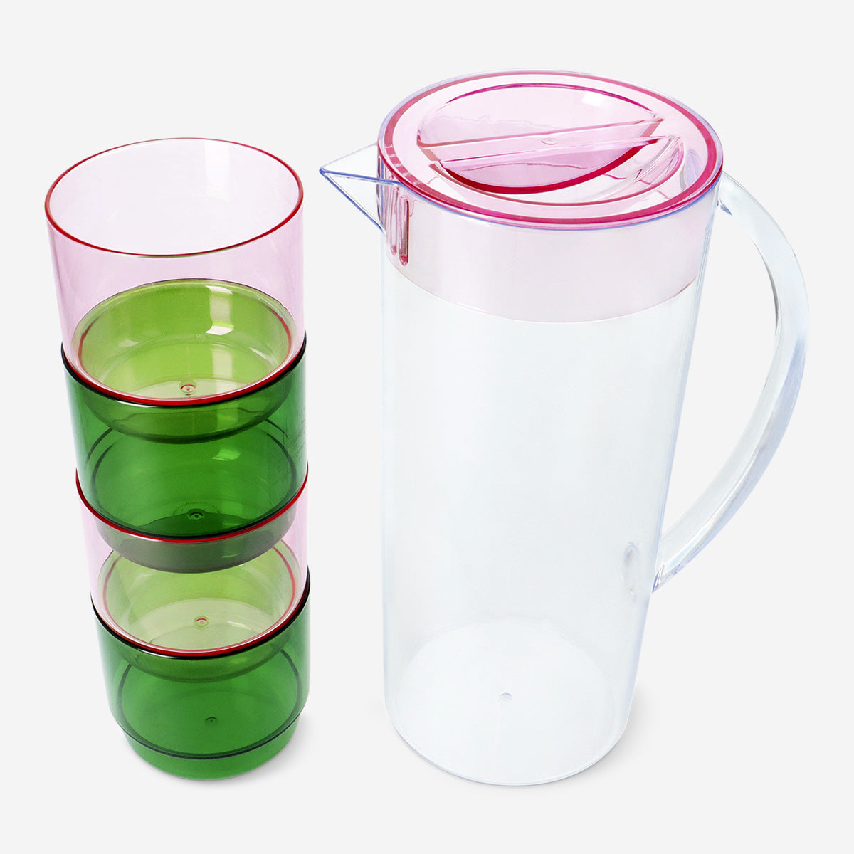 mivofind Jug with cups picnic set - 5 pcs