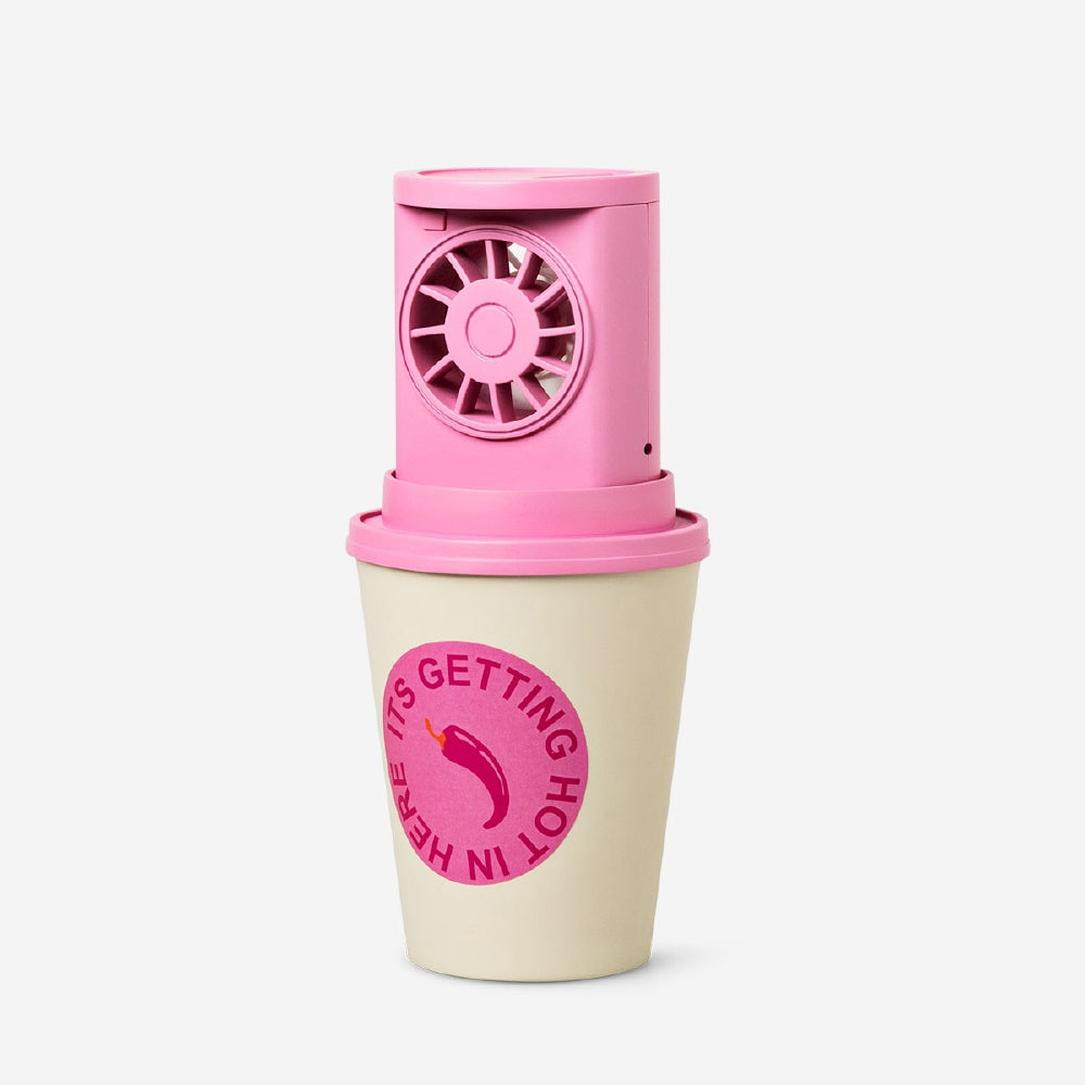 mivofind Desktop fan as coffee cup