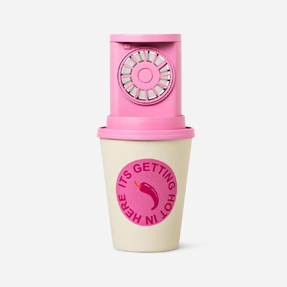 mivofind Desktop fan as coffee cup