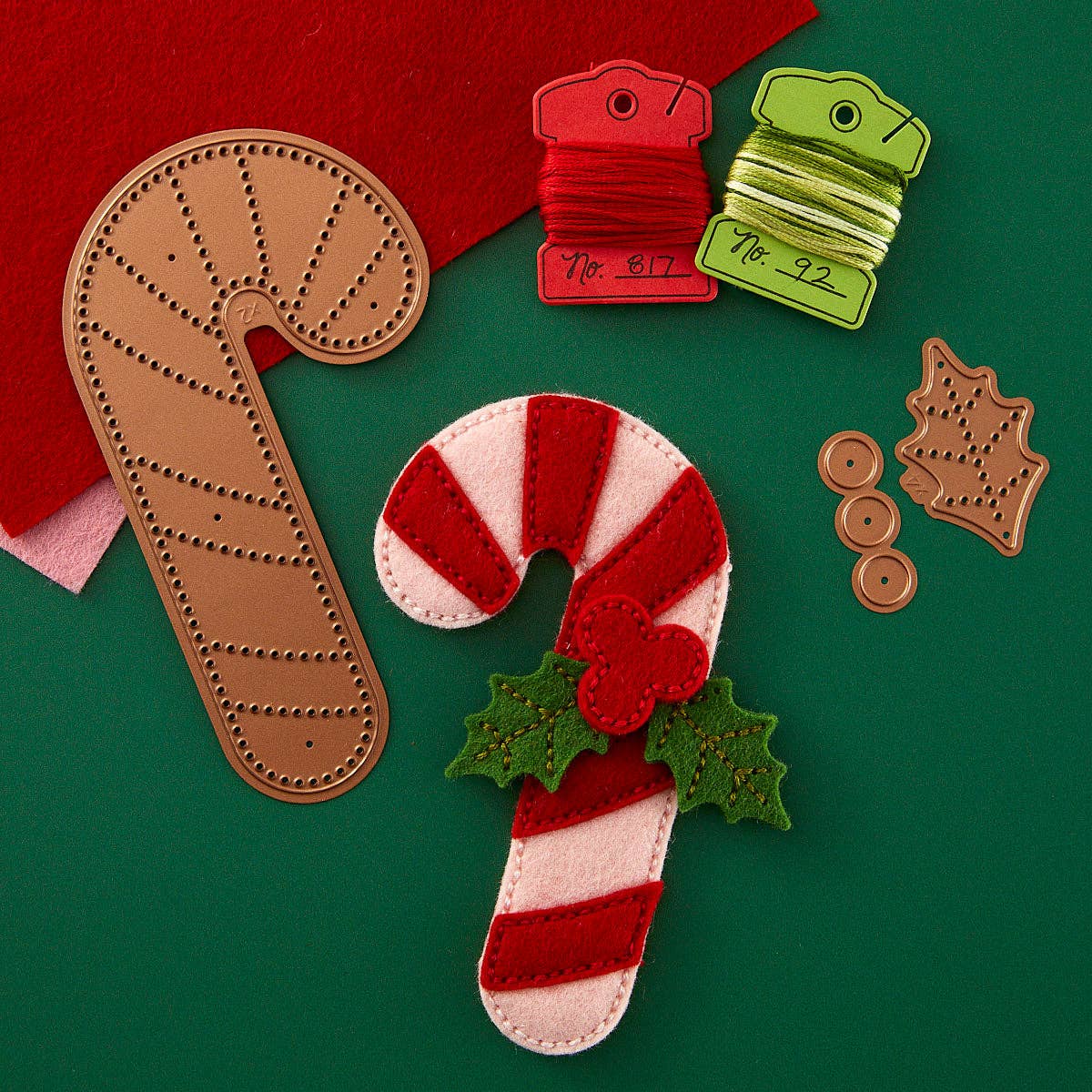 mivofind Candy Cane Cutting Dies