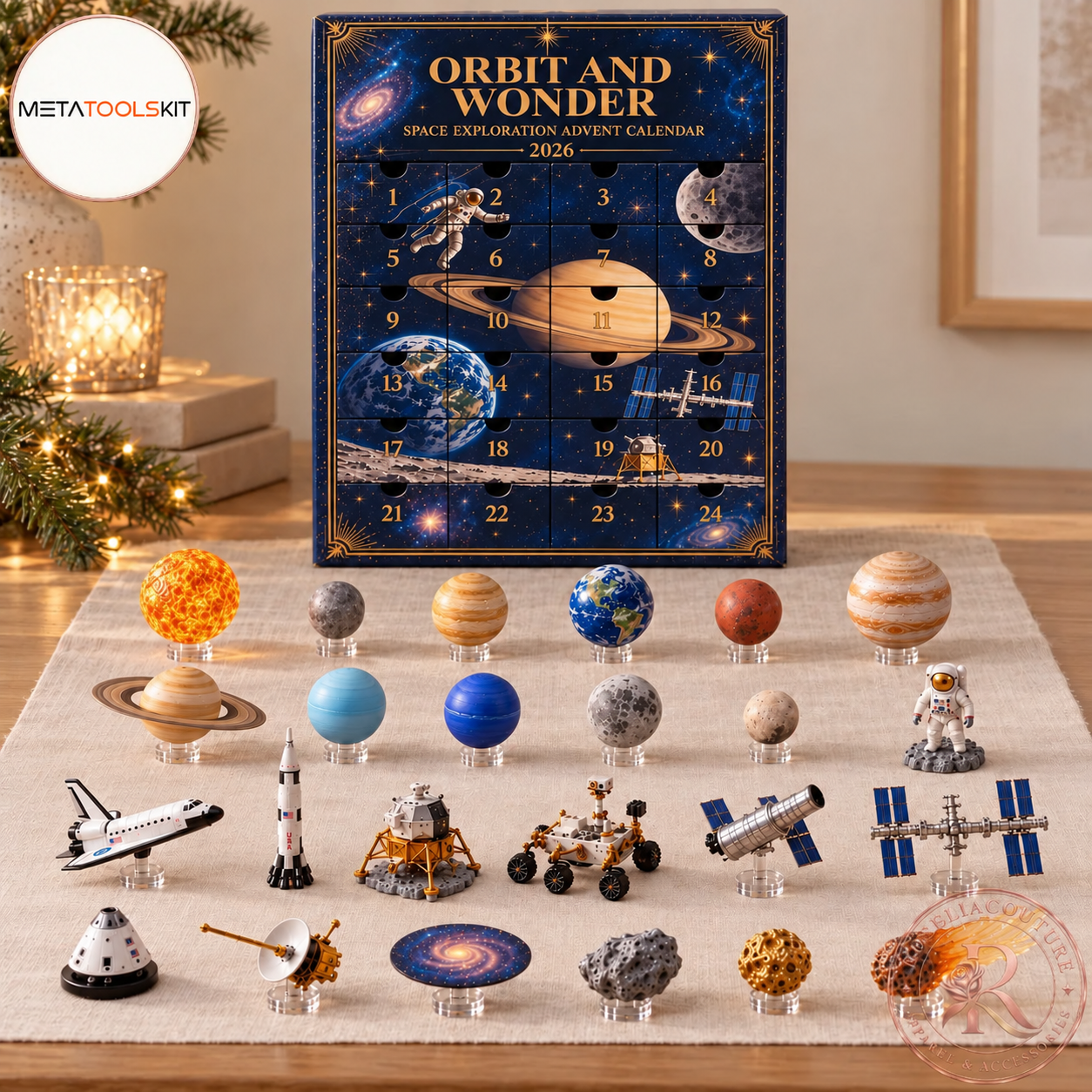 🚀 2026 Space Advent Calendar – 24 Days Cosmic Christmas Countdown 🌌