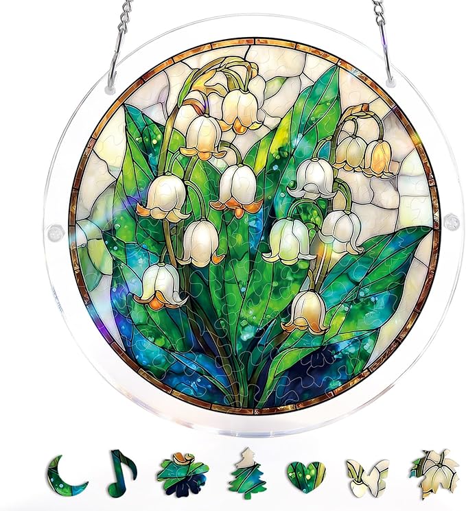  ✝️ Holy Light of Jesus Suncatcher – Acrylic Puzzle (Style Options) 🕊️