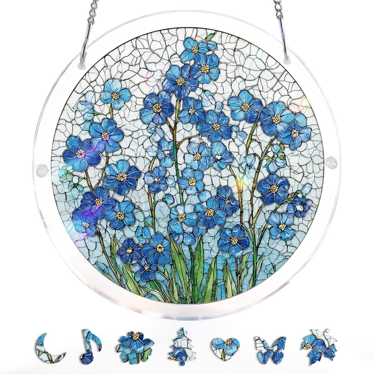  ✝️ Holy Light of Jesus Suncatcher – Acrylic Puzzle (Style Options) 🕊️