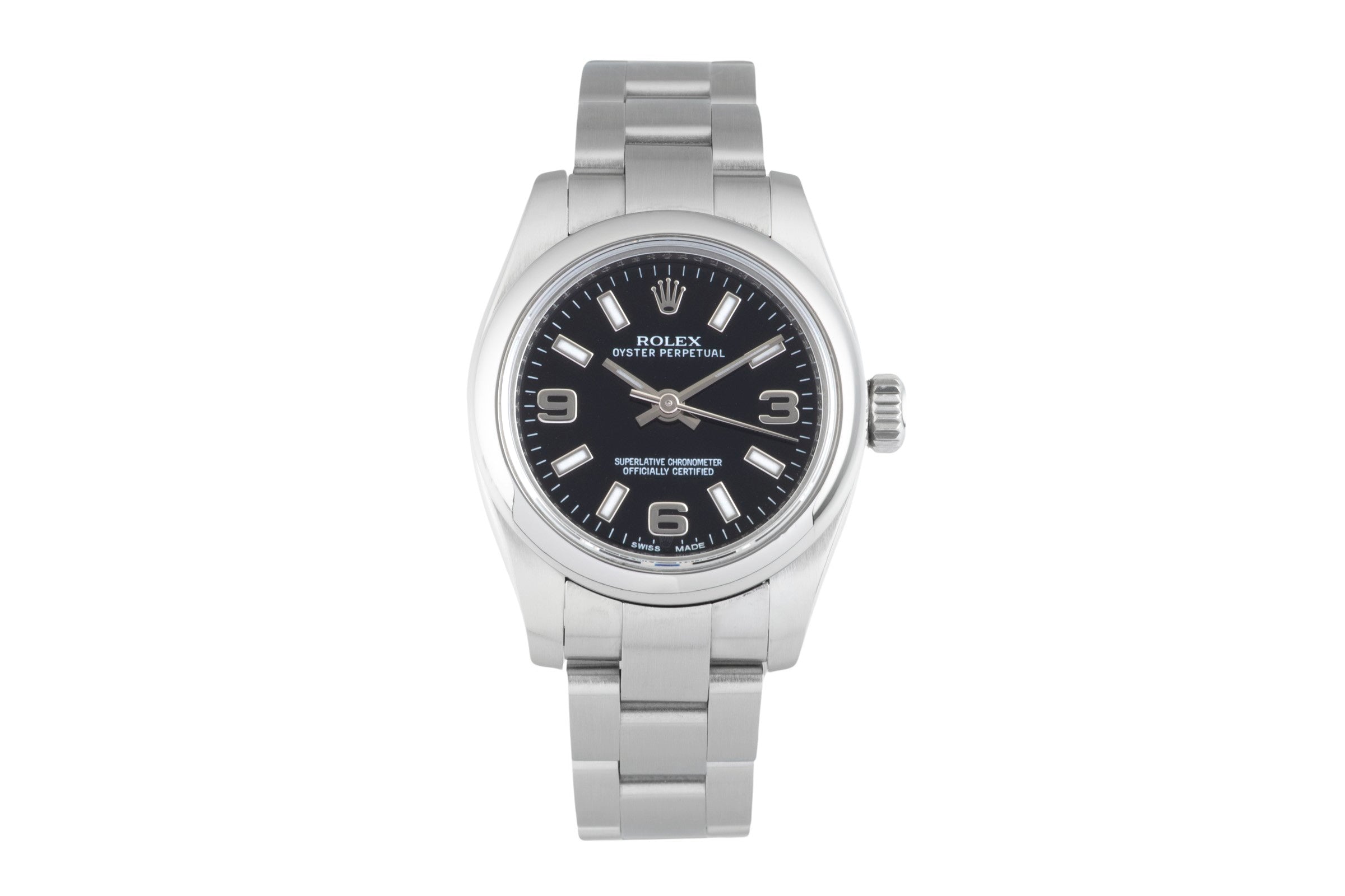 Rolex Oyster Perpetual steel automatic women's watch 176200  [2601621]