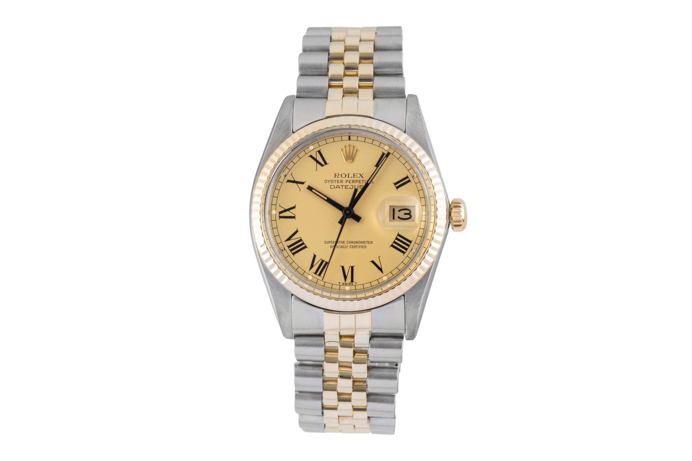 Rolex Datejust steel / gold automatic men's watch 16013 Vintage  [2602499]