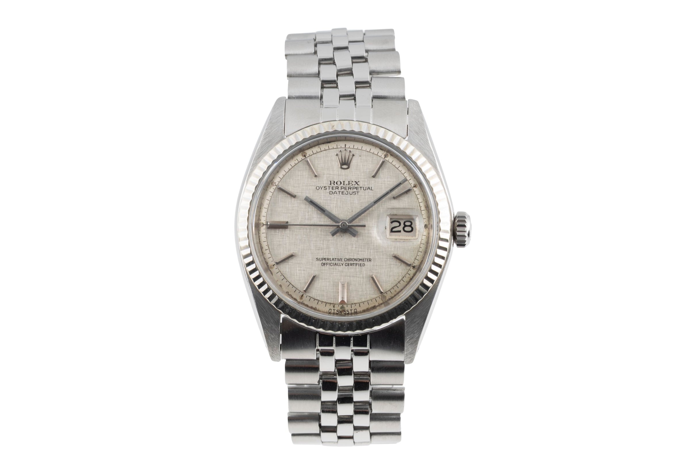 Rolex Datejust steel / white gold automatic men's watch 1603 Vintage  [2602662]