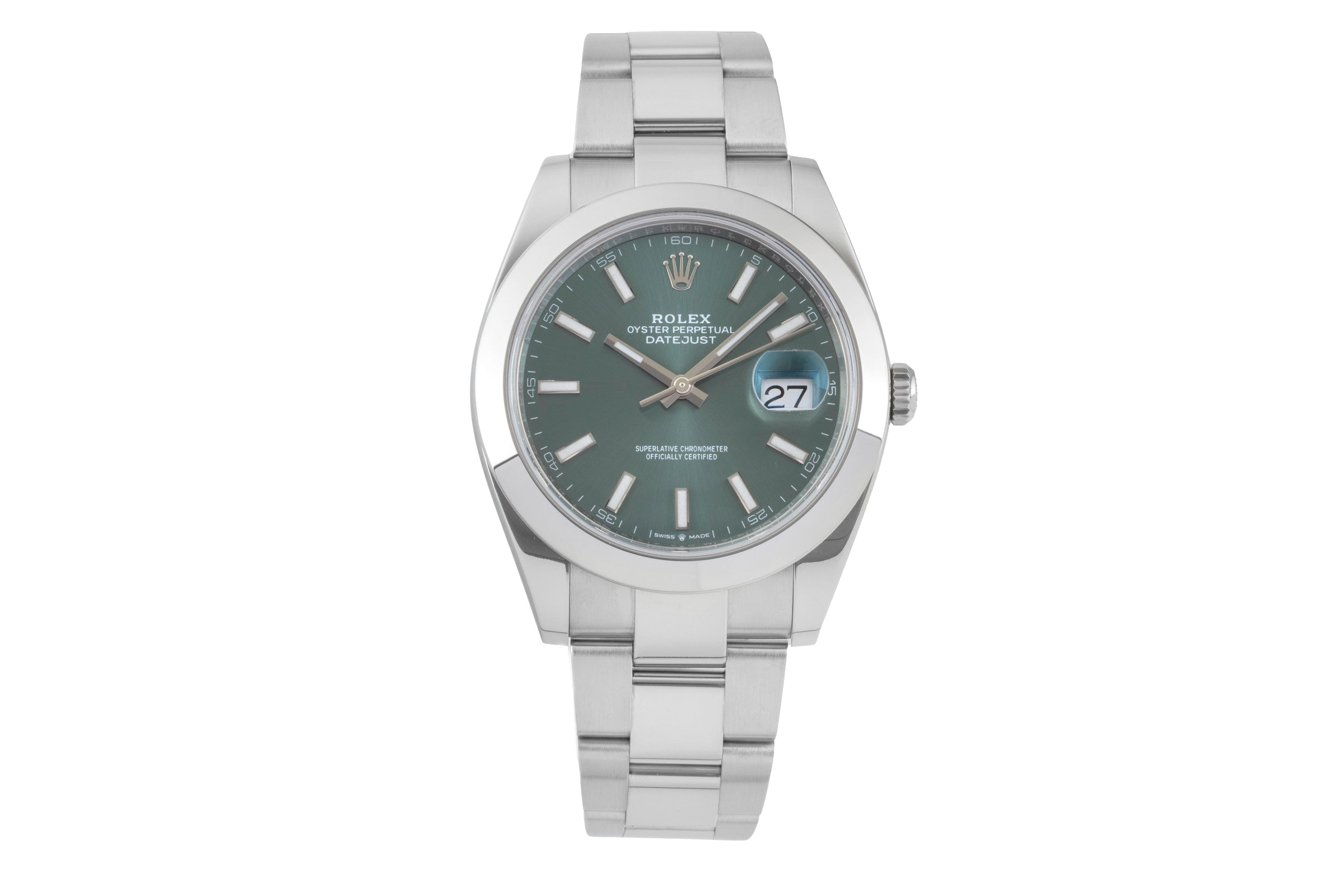 Rolex Datejust steel automatic men's watch 126300  [2603415]