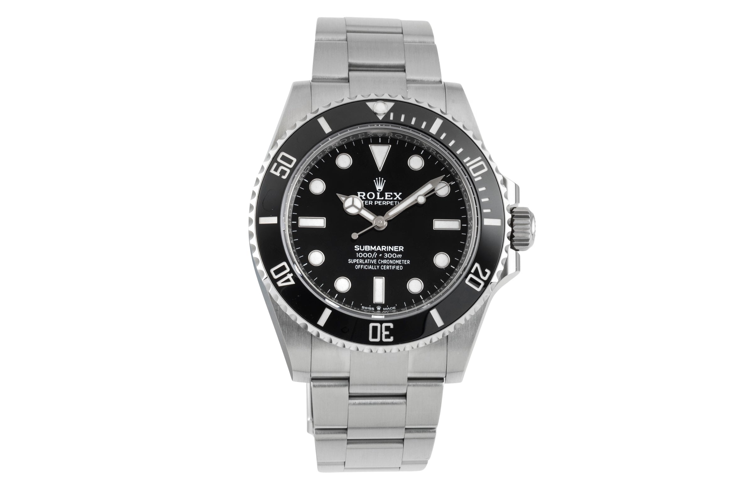 Rolex Submariner steel automatic men's watch 124060  [2604219]