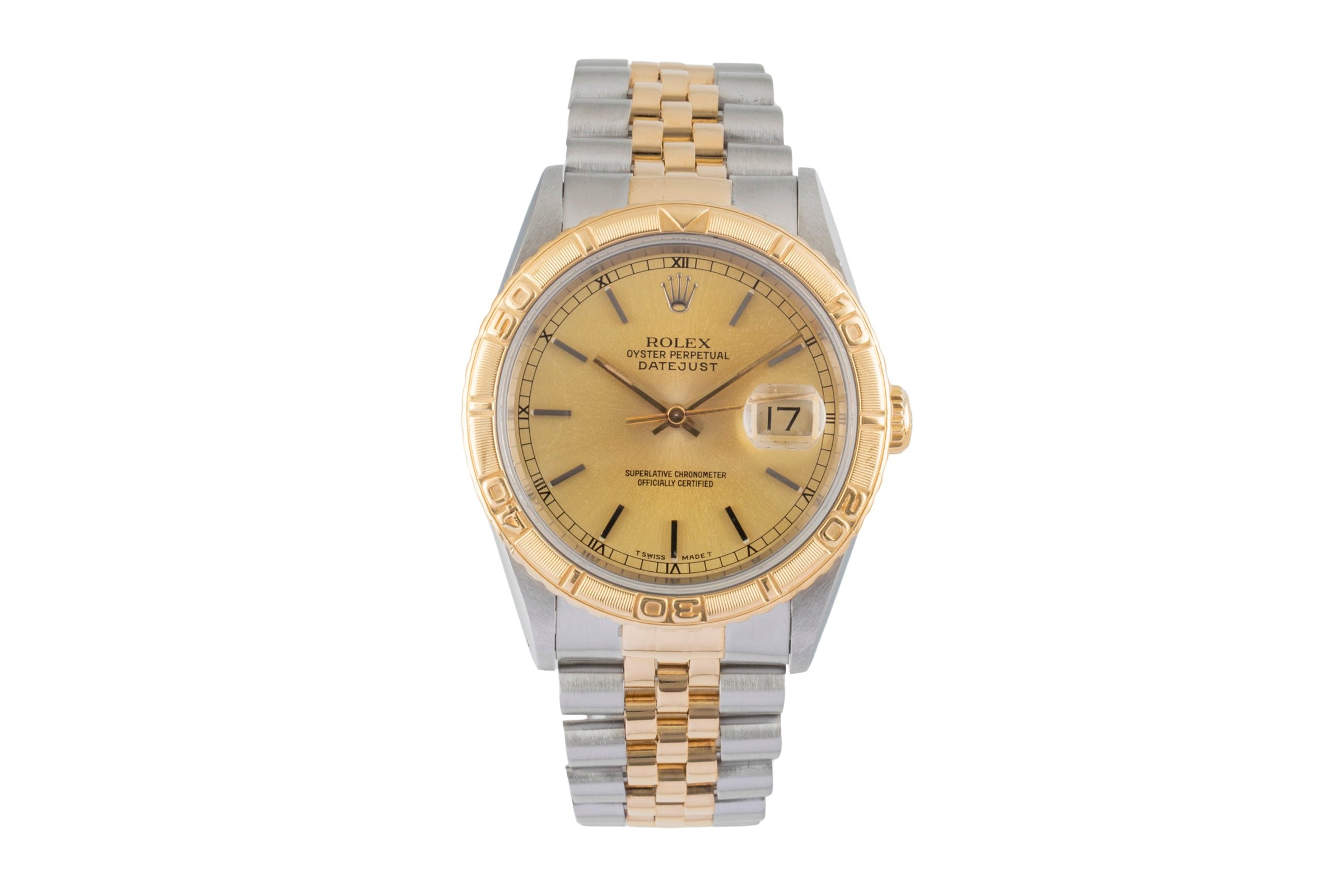 Rolex Datejust Turn-O-Graph steel / gold automatic men's watch 16263 LP: 15350EUR  [2604342]