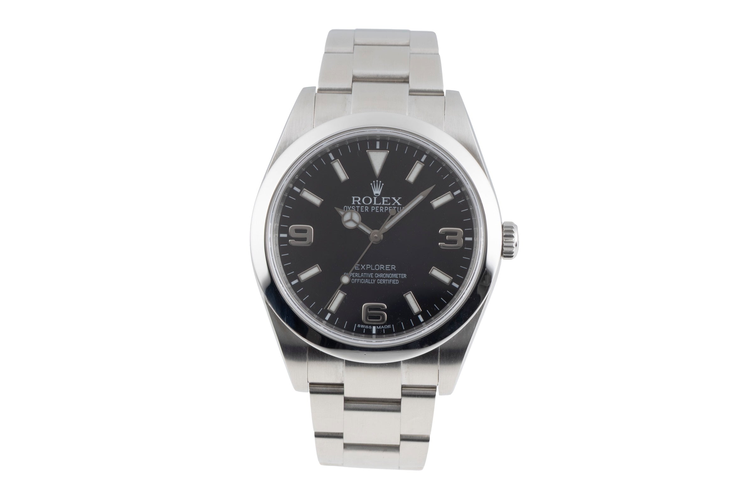Rolex Explorer steel automatic men's watch 214270  [2605324]