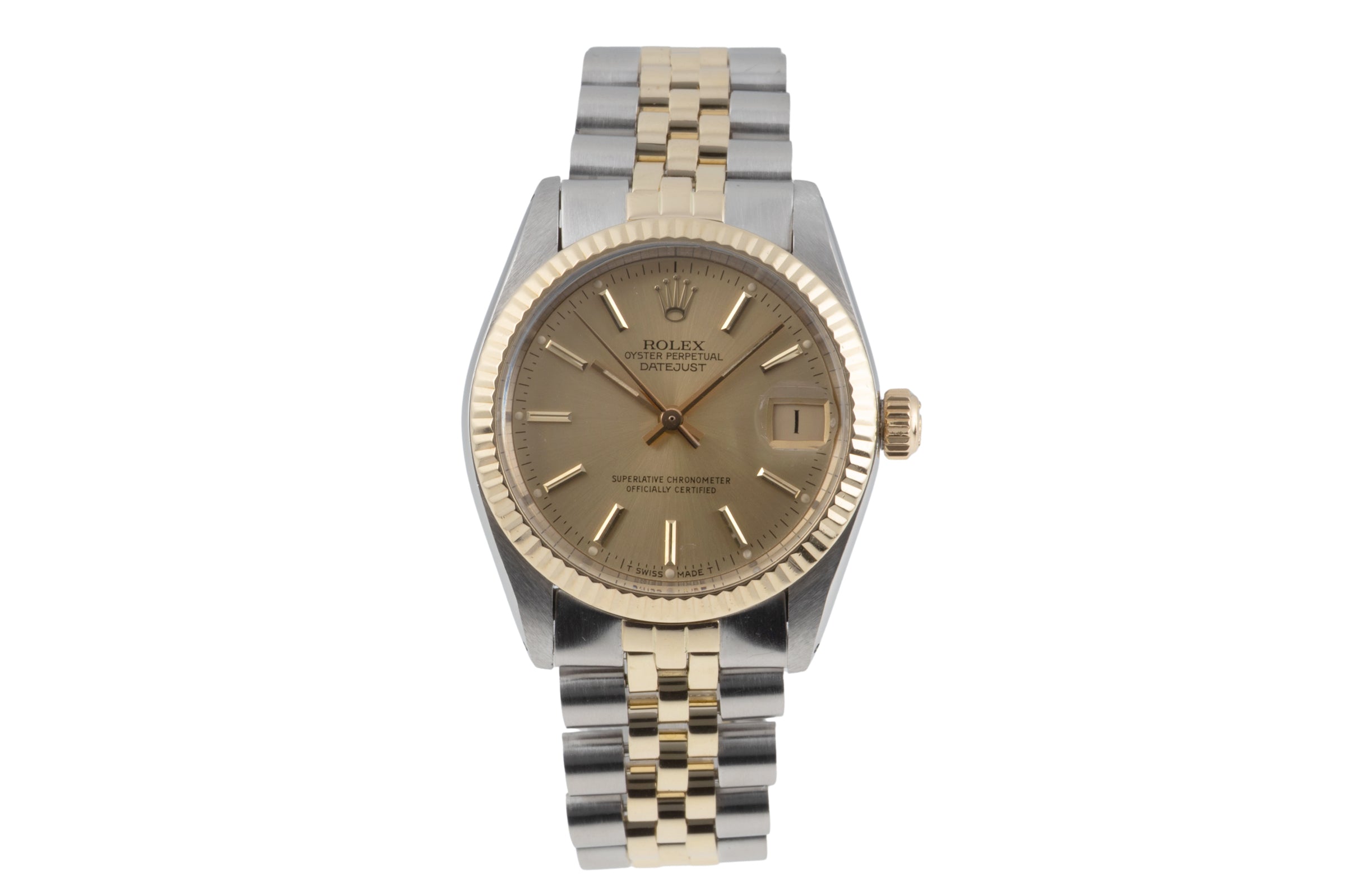 Rolex Datejust steel / gold automatic women's watch 6827 Vintage  [2605335]