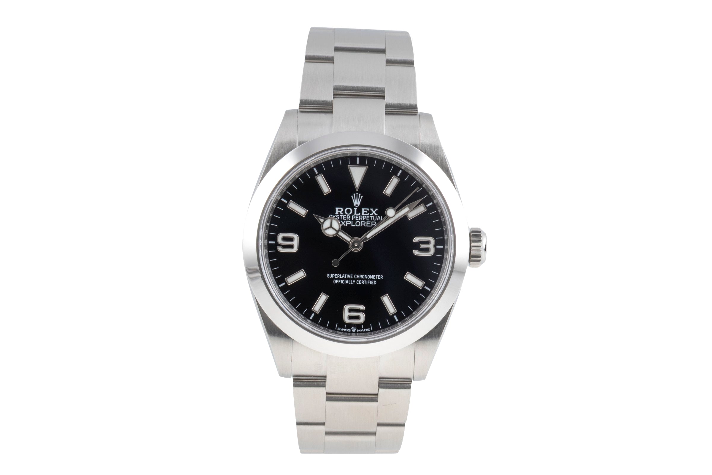 Rolex Explorer steel automatic men's watch 224270  [2605541]