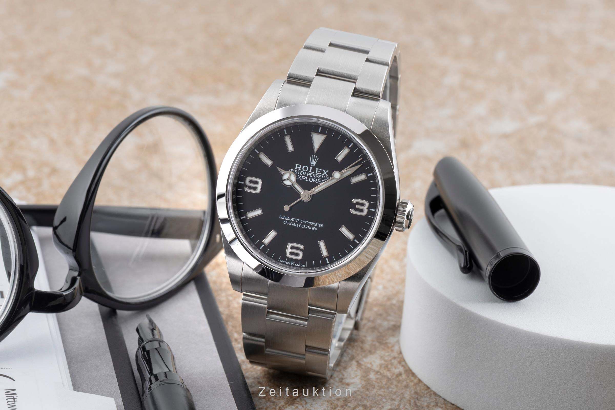Rolex Explorer Stahl Automatik-Herrenuhr 224270 [2605541] – Flenely