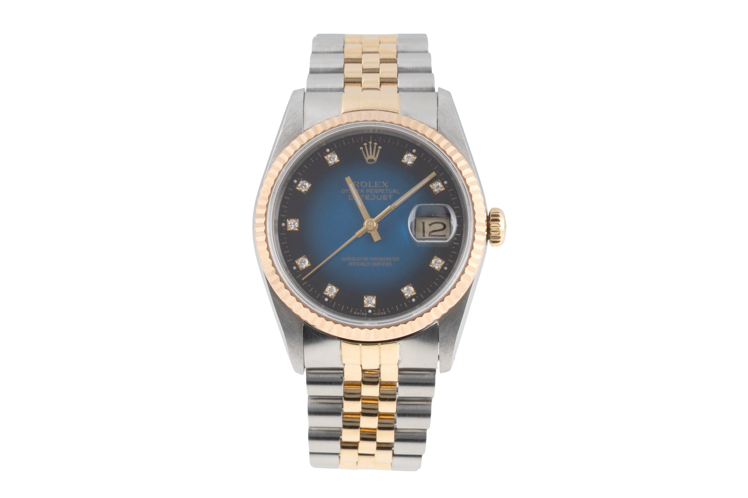 Rolex Datejust steel / gold automatic men's watch 16233  [2605557]