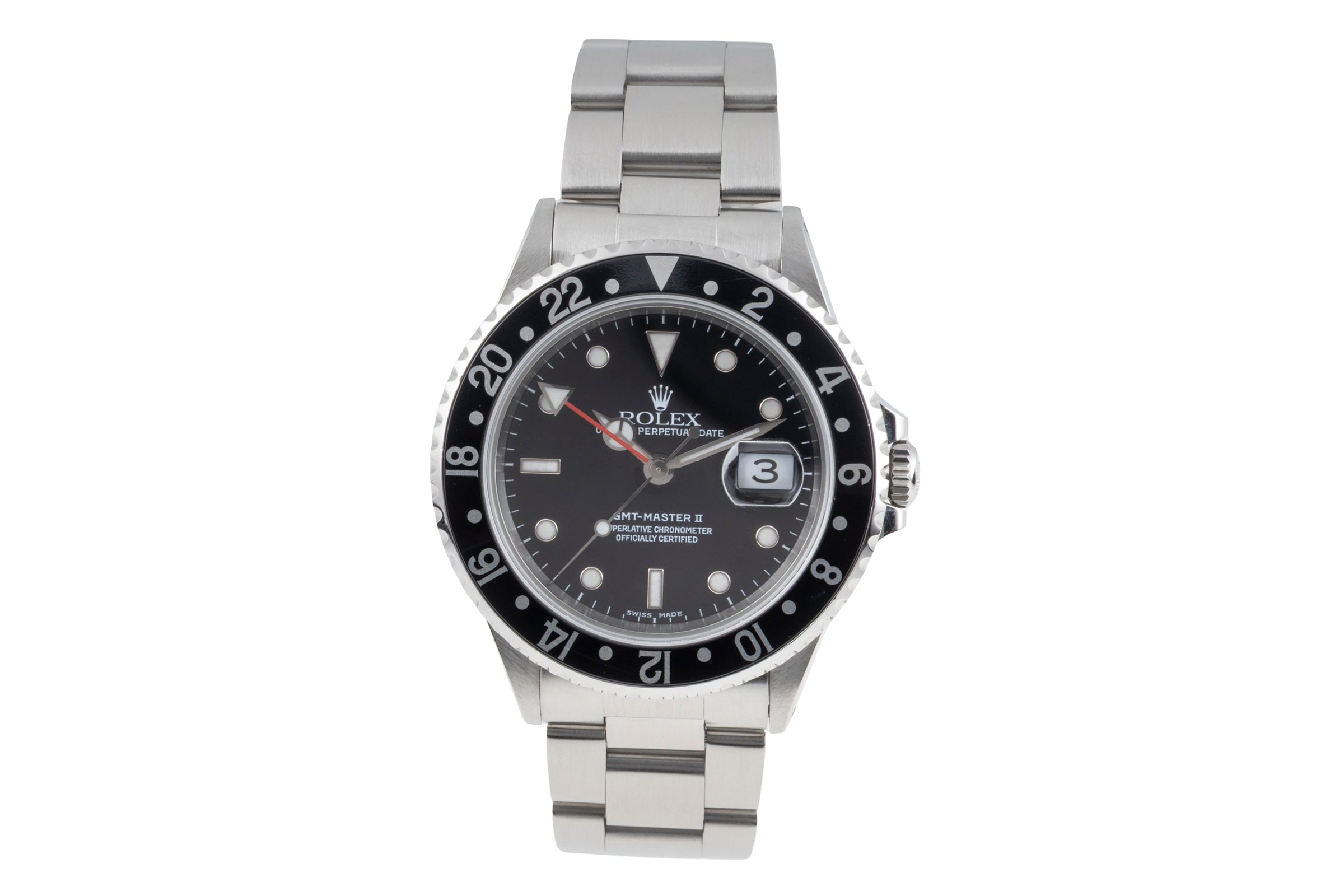 Rolex GMT-Master II steel automatic men's watch 16710  [2605769]