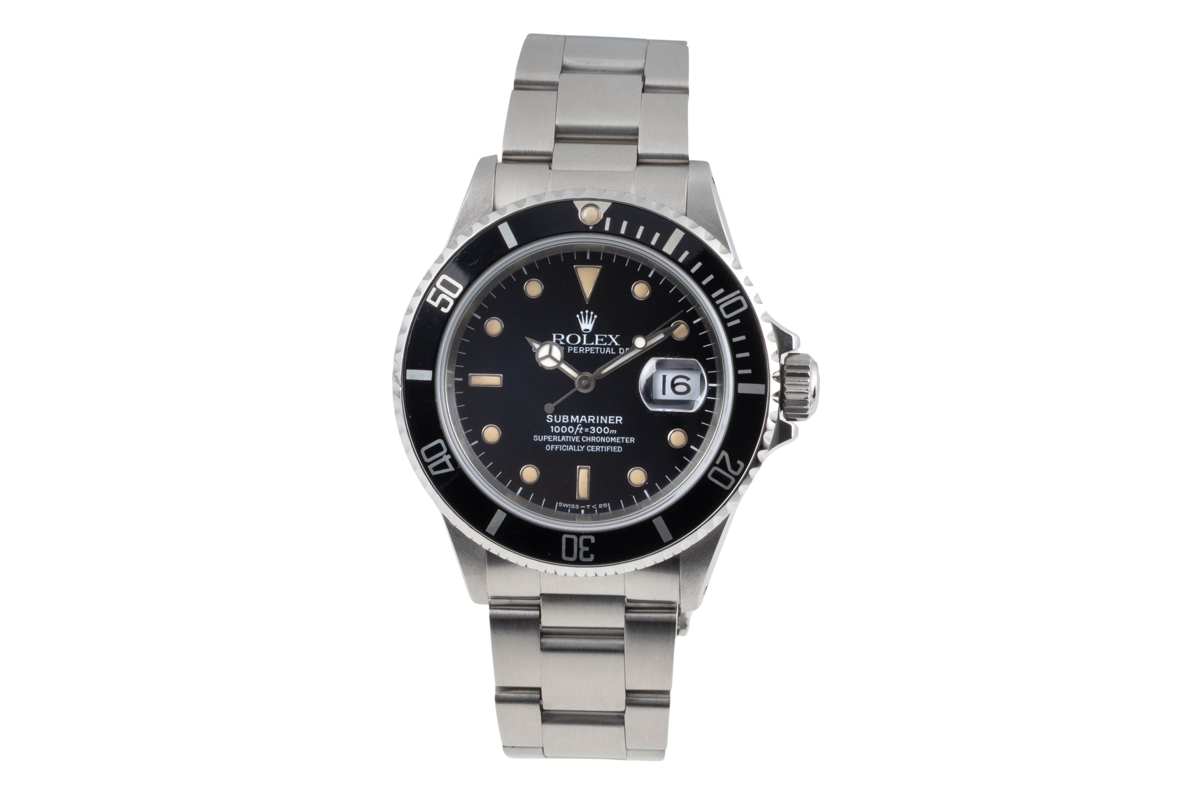Rolex Submariner steel automatic men's watch 16610  [2605967]